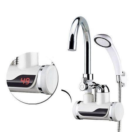 Robinet electric instant apa calda cu display si furtun pentru dus - Tenq.ro