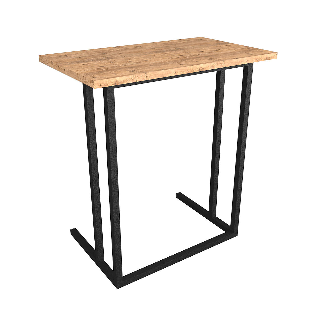 Măsuță multifuncțională din PAL 18 mm, stil scandinav, 44 x 30 cm, inalțime totală 64 cm