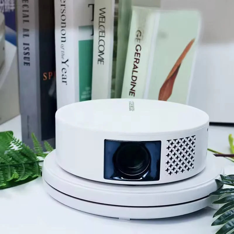 Video proiector Wireless Smartix T269 Full HD 1080p, Wi-Fi + BT 5.0 Dual Band, 25DB, Ecran mare de 200 inch, Alb